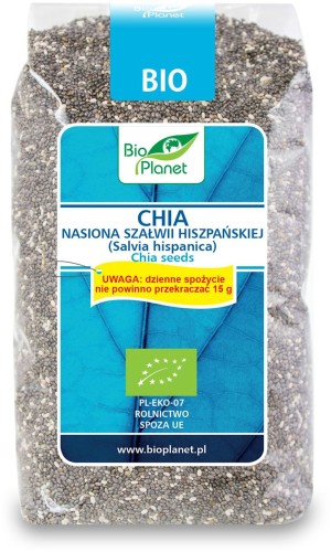 Chia – nasiona szłwii hiszpańskiej BIO 400g - BIO PLANET-871