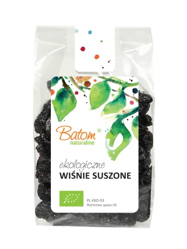 Wiśnie bez pestek suszone BIO 100g - Batom-886
