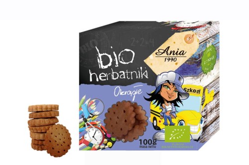 Herbatniki pszenne *Okrągłe* BIO 100g - Ania-888