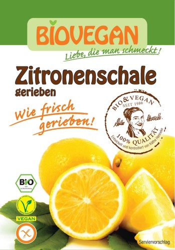 SKÓRKA CYTRYNY SUSZONA SPROSZKOWANA BEZGLUTENOWA BIO 9 g - BIO VEGAN-369